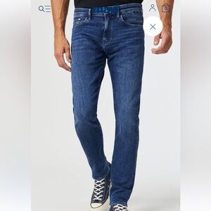 Men’s slim leg jeans, 34x36 Mavi pants Levi’s dark wash